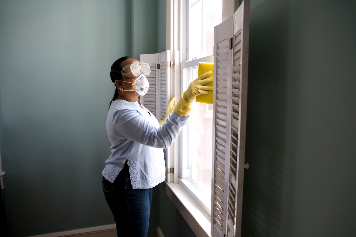 Airbnb property manager coordinating turnover cleaning in Houston