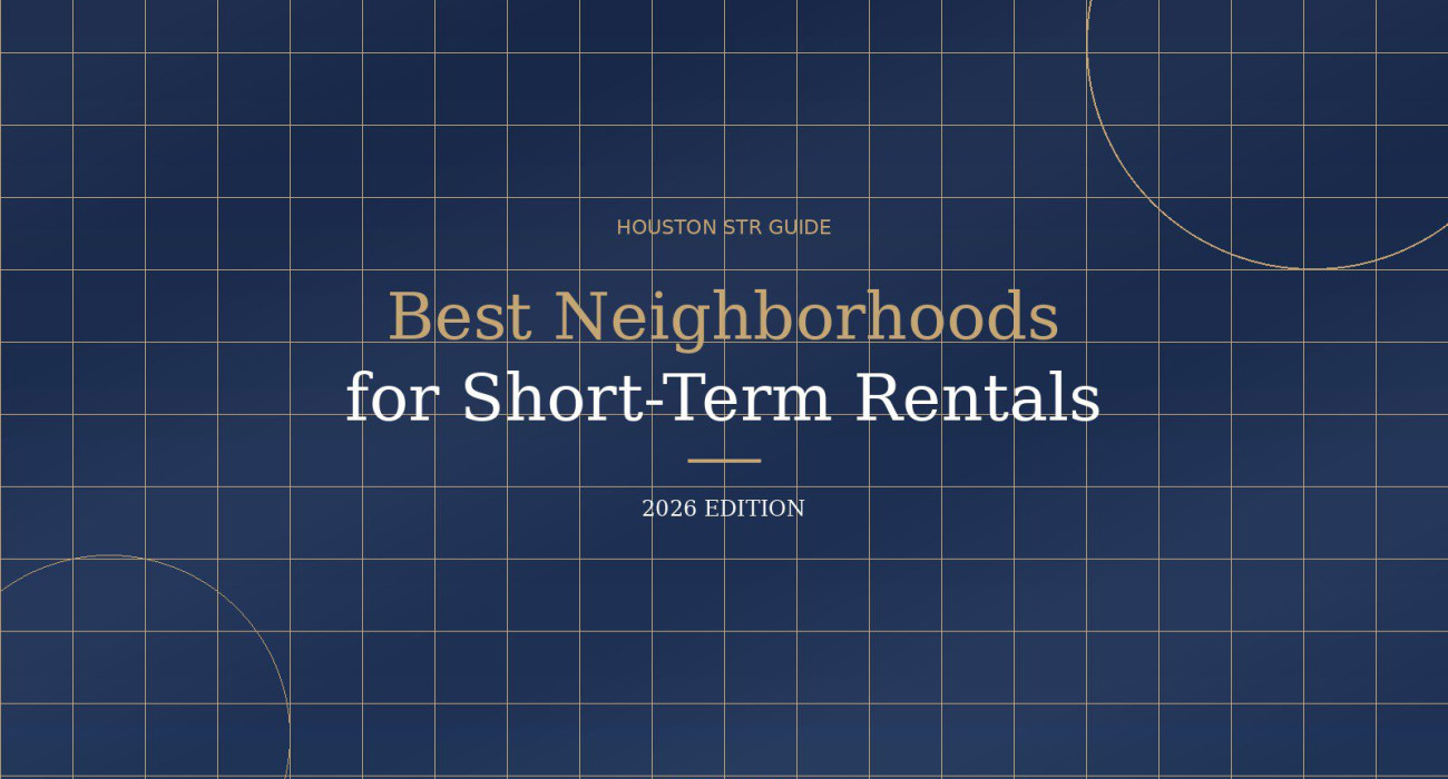 Best neighborhoods for short-term rentals in Houston including Montrose Heights and Midtown areas